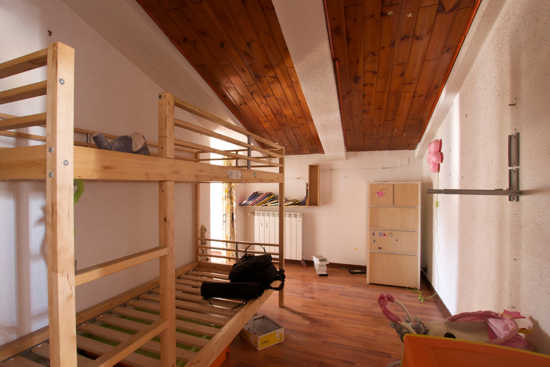 Cameretta con letto a castello prima home staging