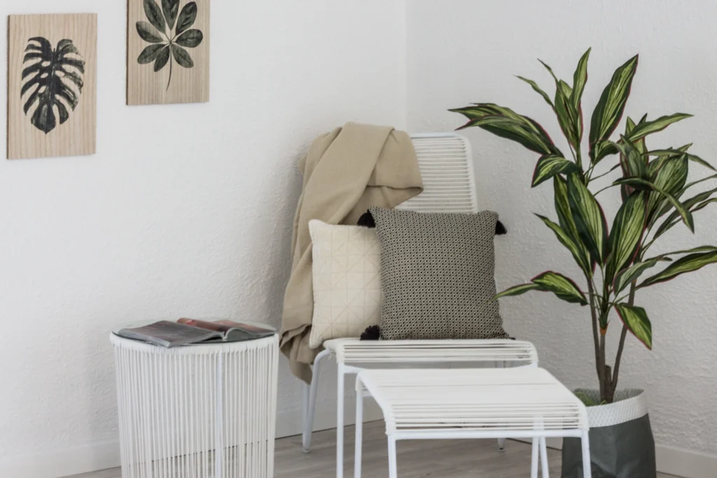 Dettaglio home staging salotto