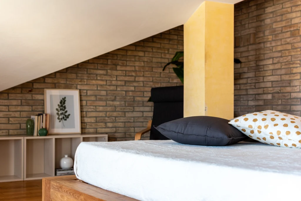 Dettaglio zona notte home staging
