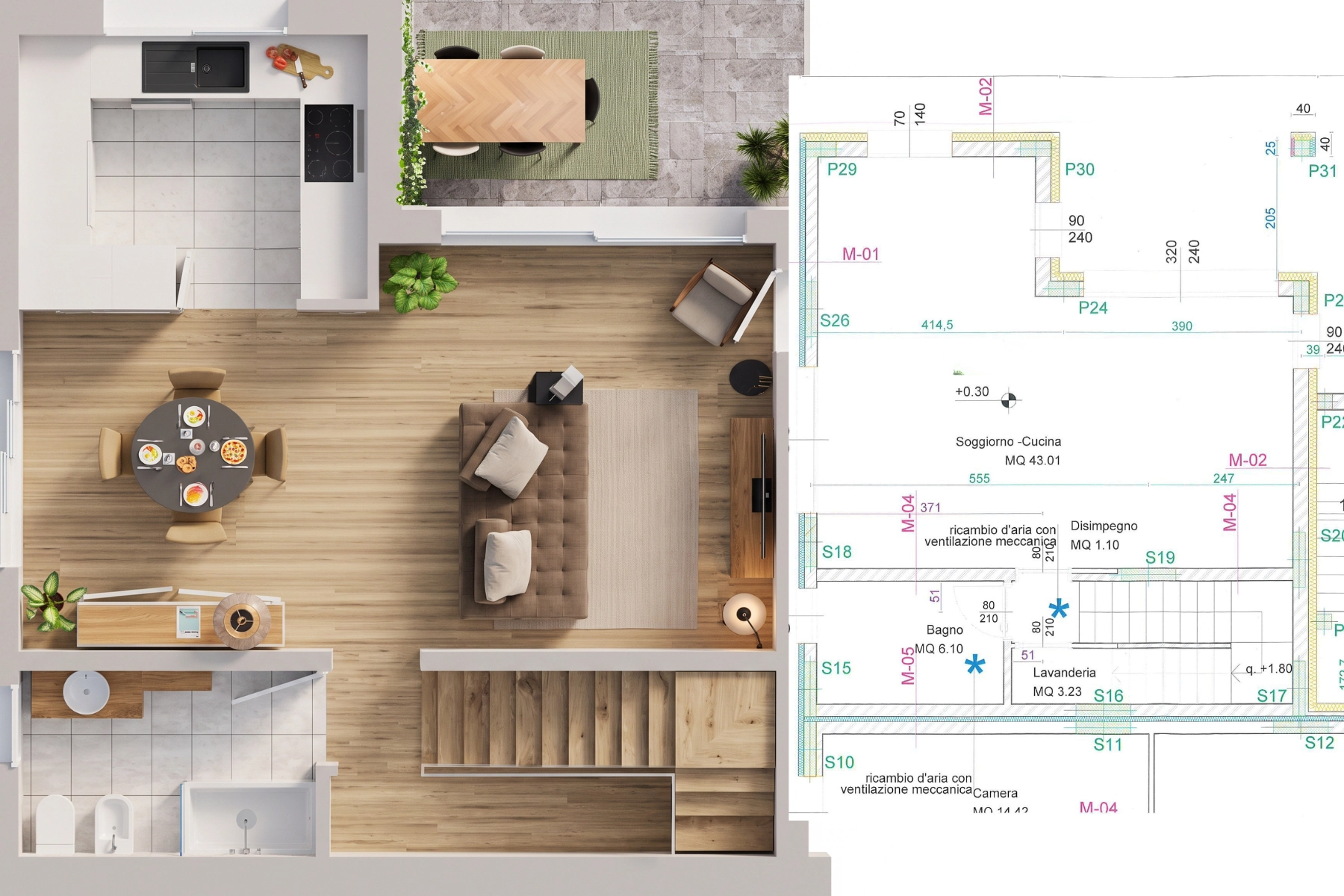 Progetto modifica open space