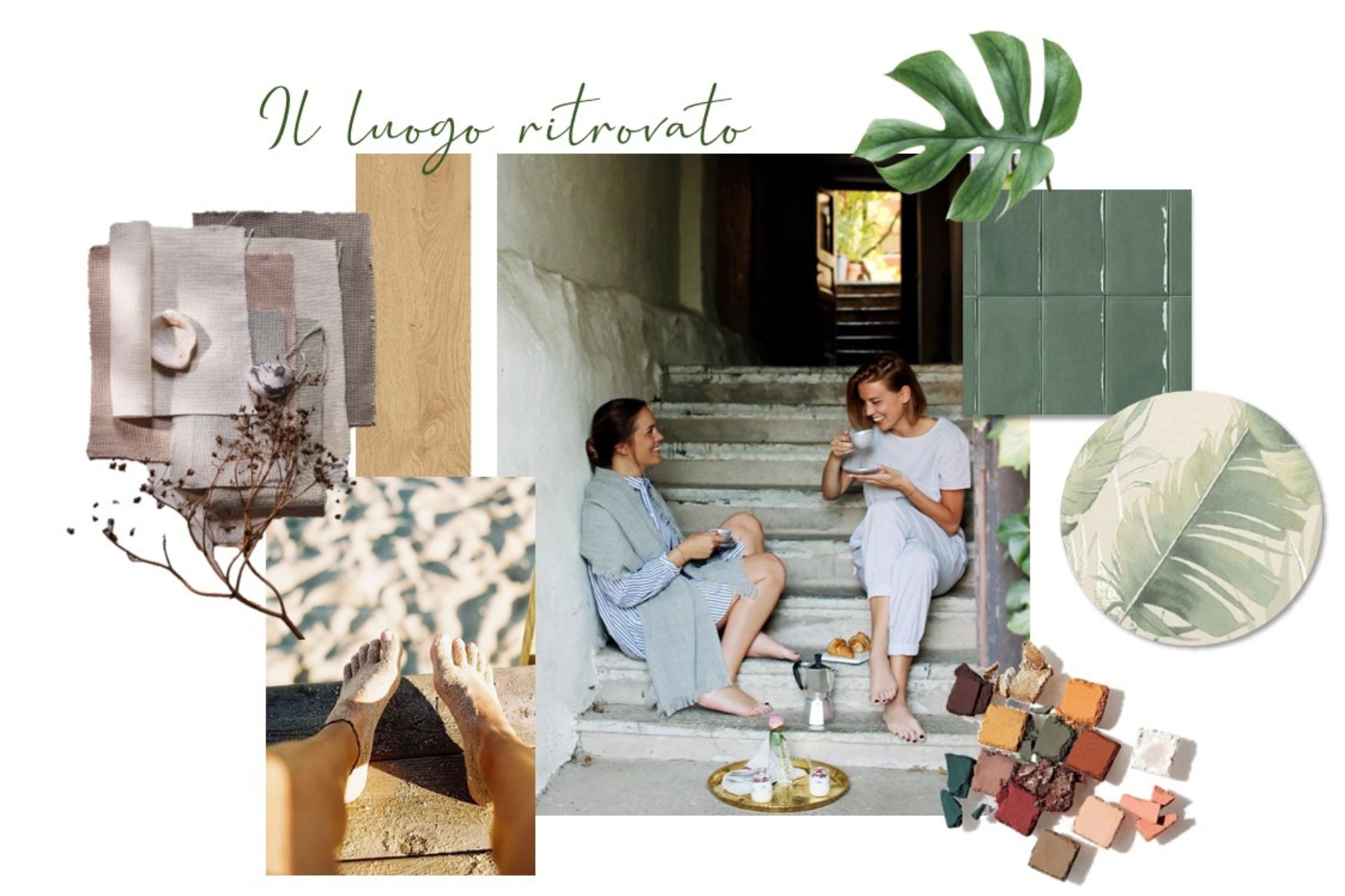 Moodboard casa al mare